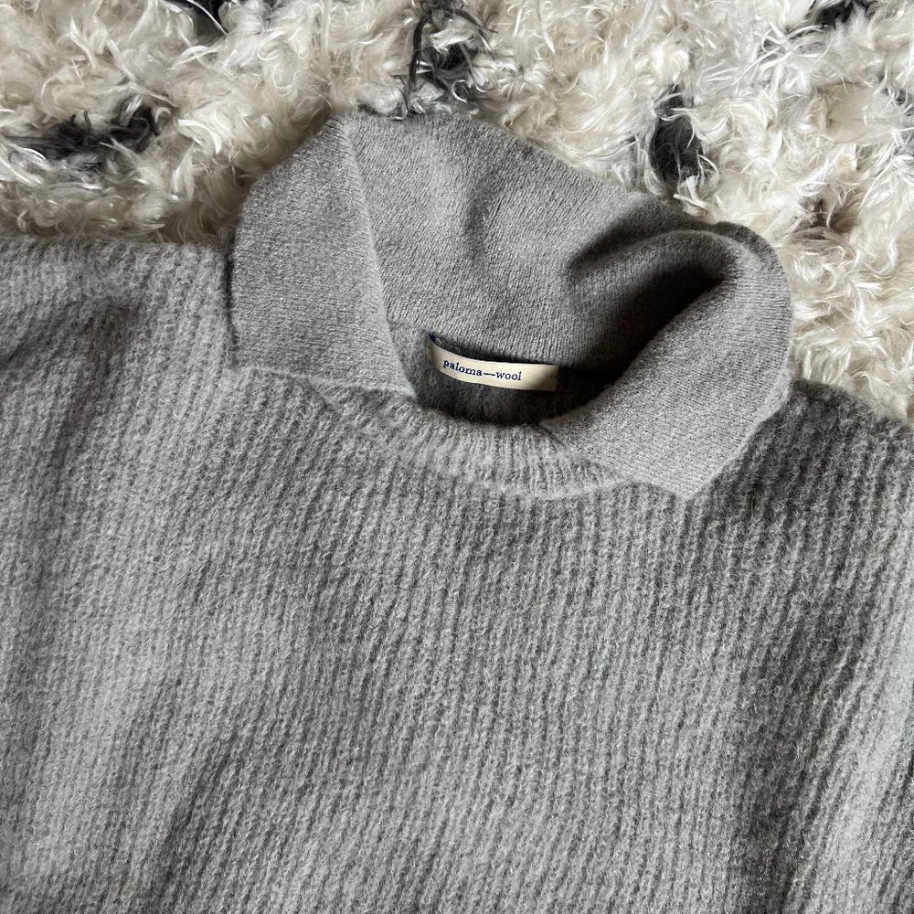 Paloma Wool Bellota Soft Knit Polo Neck Sweater